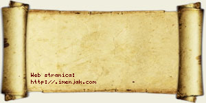 Jana Nenadić vizit kartica